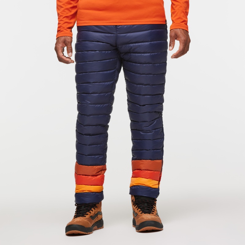Men’s Fuego Down Pant – Maritime Stripes