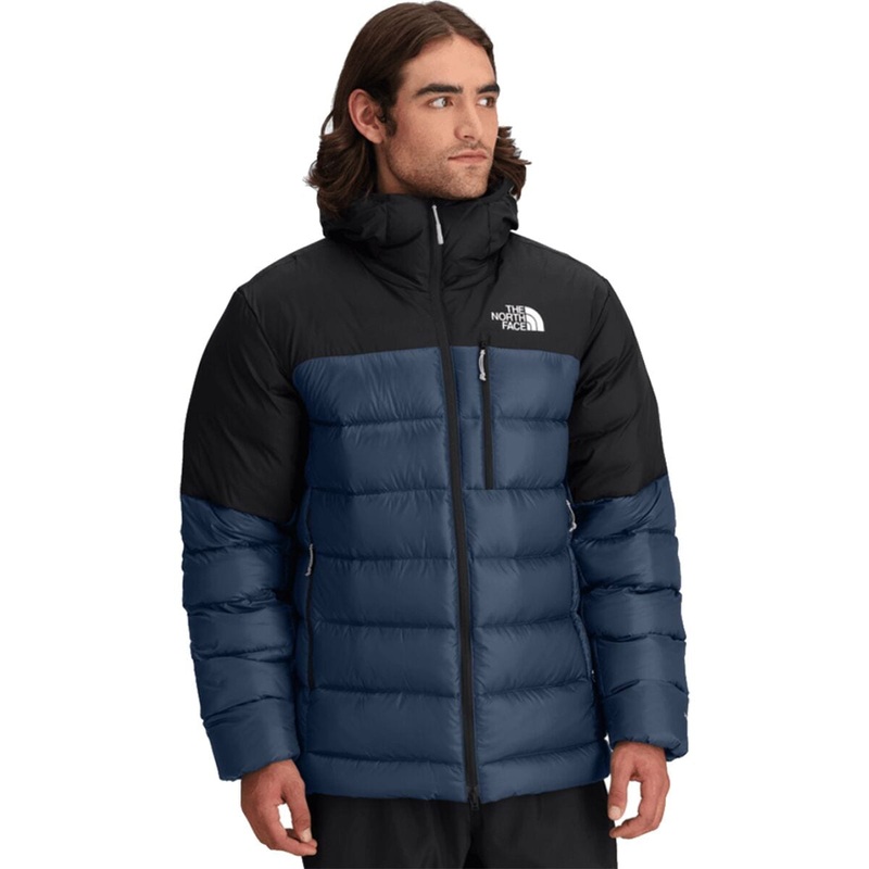 Men’s Kalix Down Hoodie – Shady Blue/TNF Black