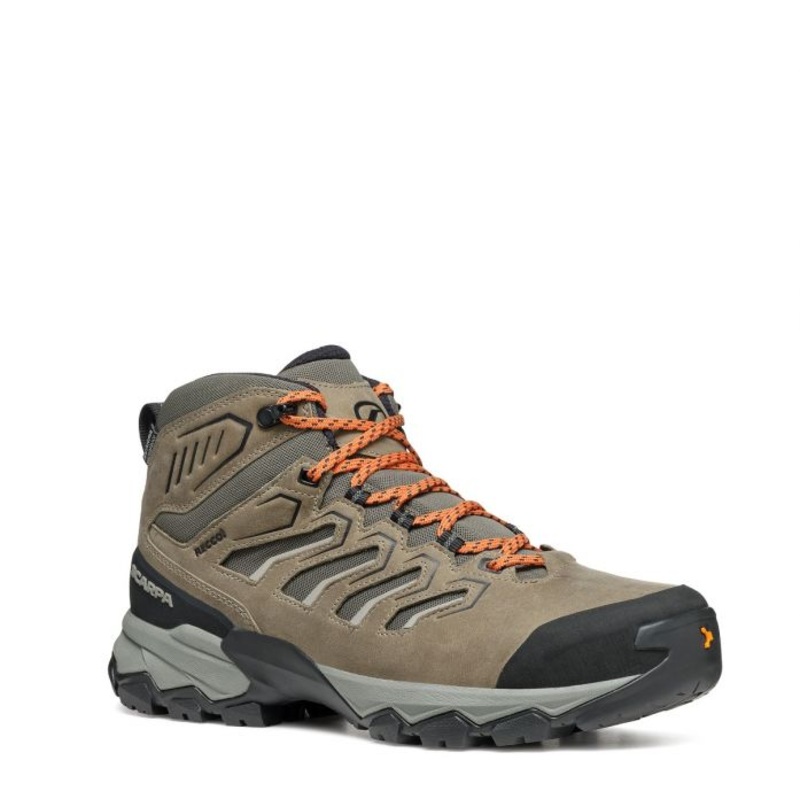 Men’s Moraine Mid Waterproof Boot – Fossil Brown