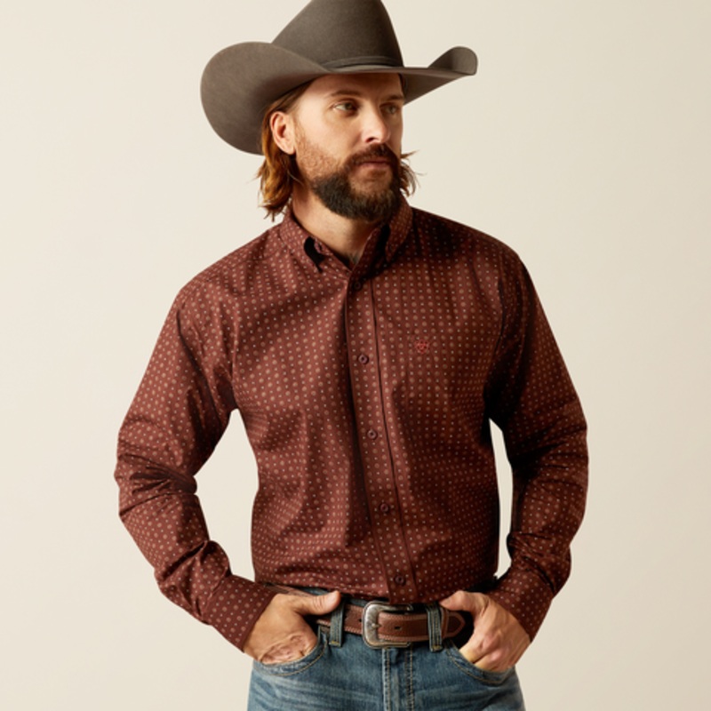 Men’s Seabrook Classic Fit Shirt – Brown