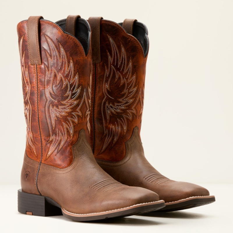 Men’s Sport Rider Cowboy Boot – Vintage Oak