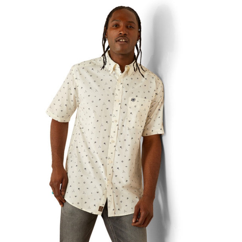 Mns Colter Classic Fit Shirt – White