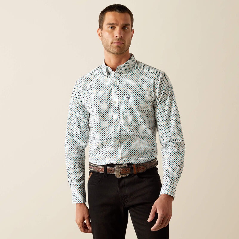 Mns Jansen Fitted Shirt – Blue