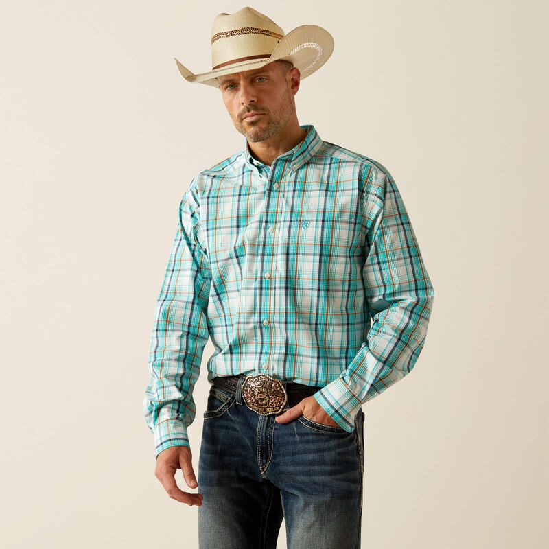 Mns Pro Justice Classic Fit Shirt – Teal