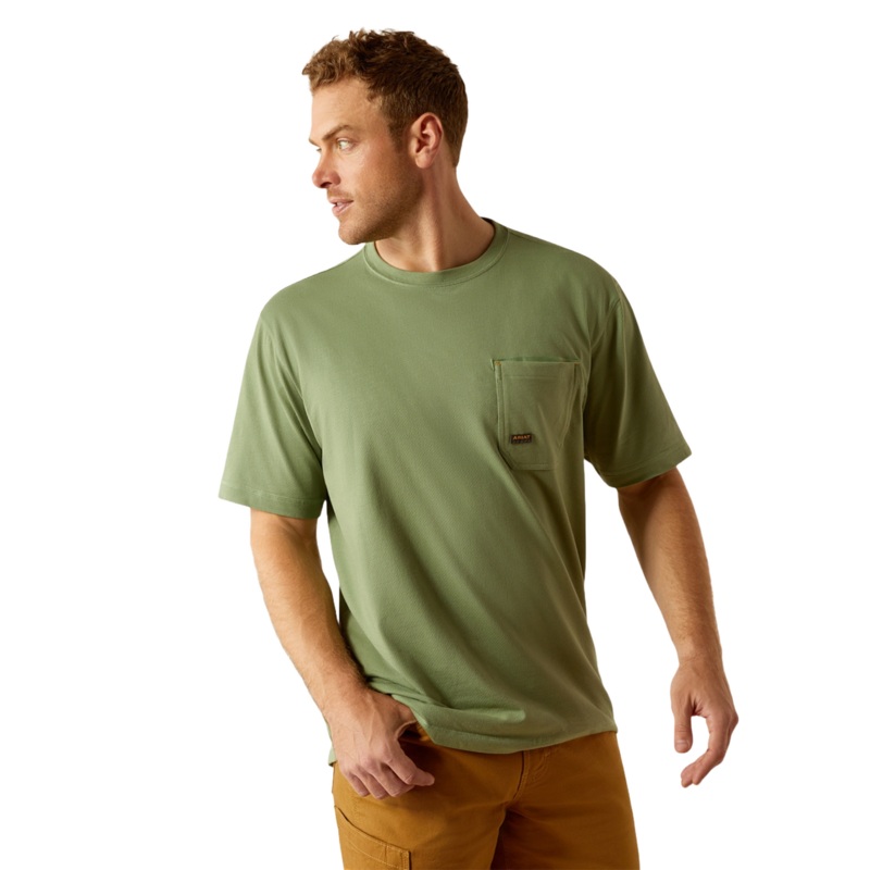 Mns Rebar Workman 360 Airflow T-shirt – Loden Frost