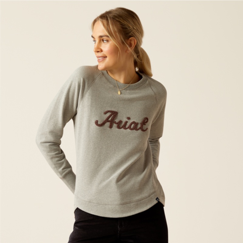 Women’s Benicia Sweatshirt – Heather Grey