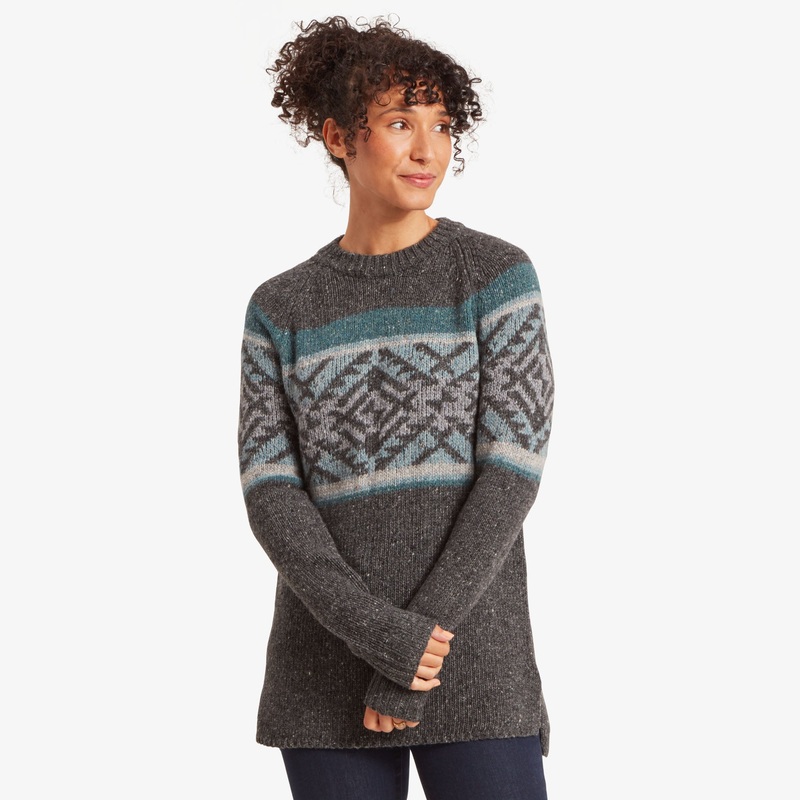 Women’s Dumji Long Sweater – Kharani Grey