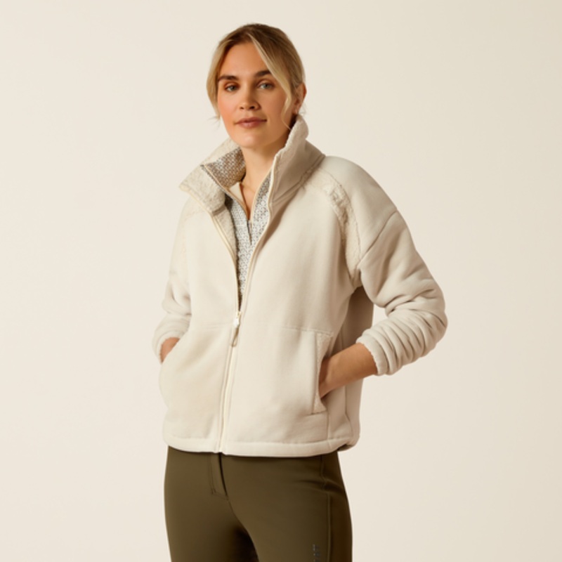 Women’s Lafayette Full Zip Sweatshirt – Summer Sand