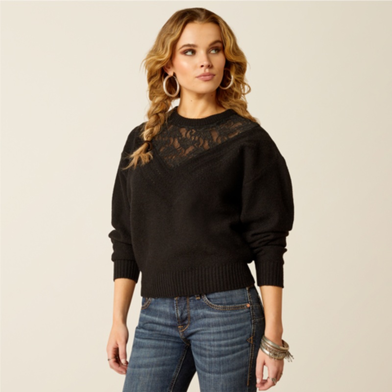 Women’s Magnolia Sweater – Black