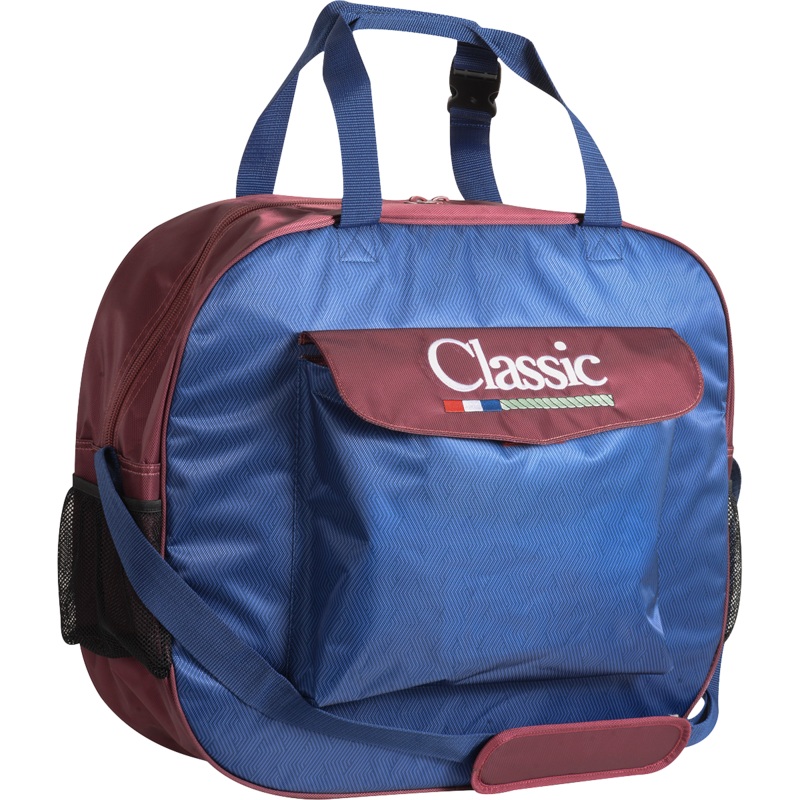 Basic Rope Bag – Navy Chevron / Merlot