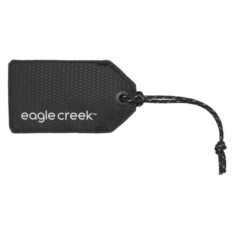 Reflective Luggage Tag – Black