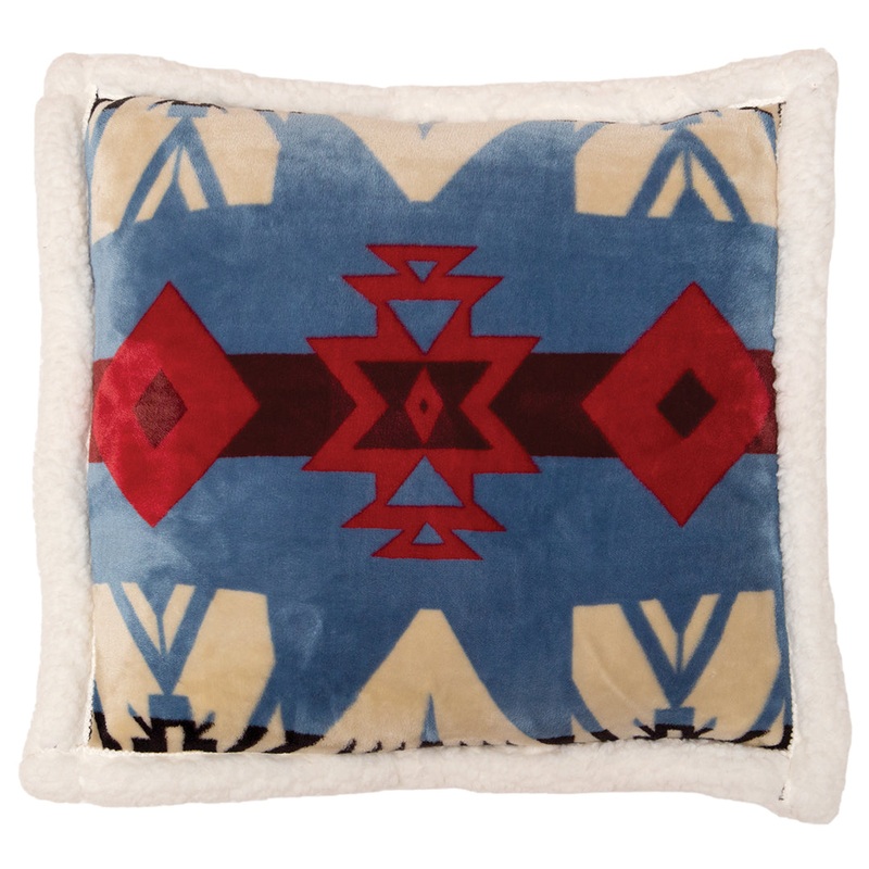 Blue River Southwest Pillow|Blue