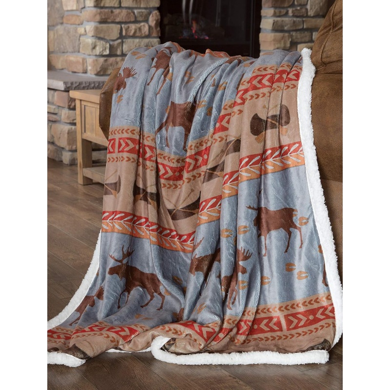 Moose Tracks Throw