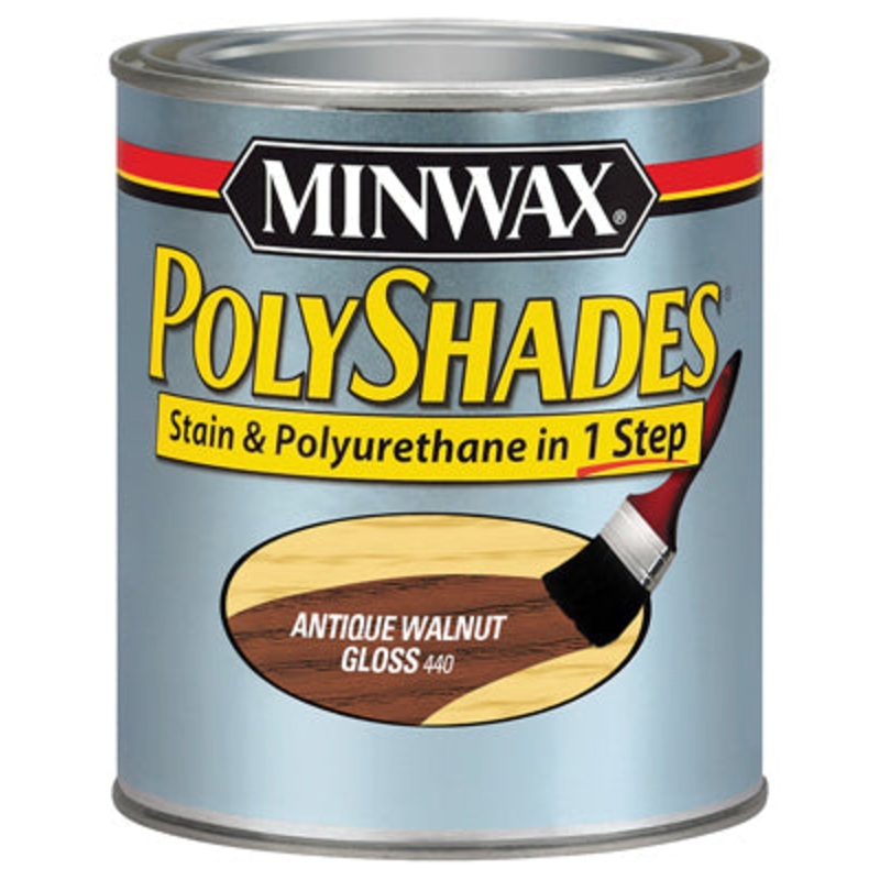 Polyshades Wood Stain Finish QUART – GLOSS – ANTIQUE WALNUT