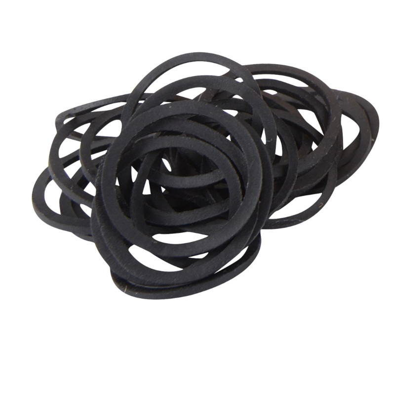 Rubber Braiding Bands – Black|Black