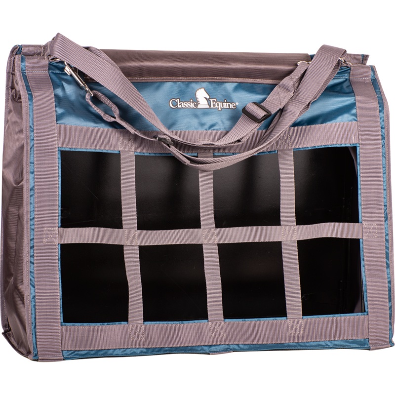 Topload Hay Bag – Ocean Blue / Grey