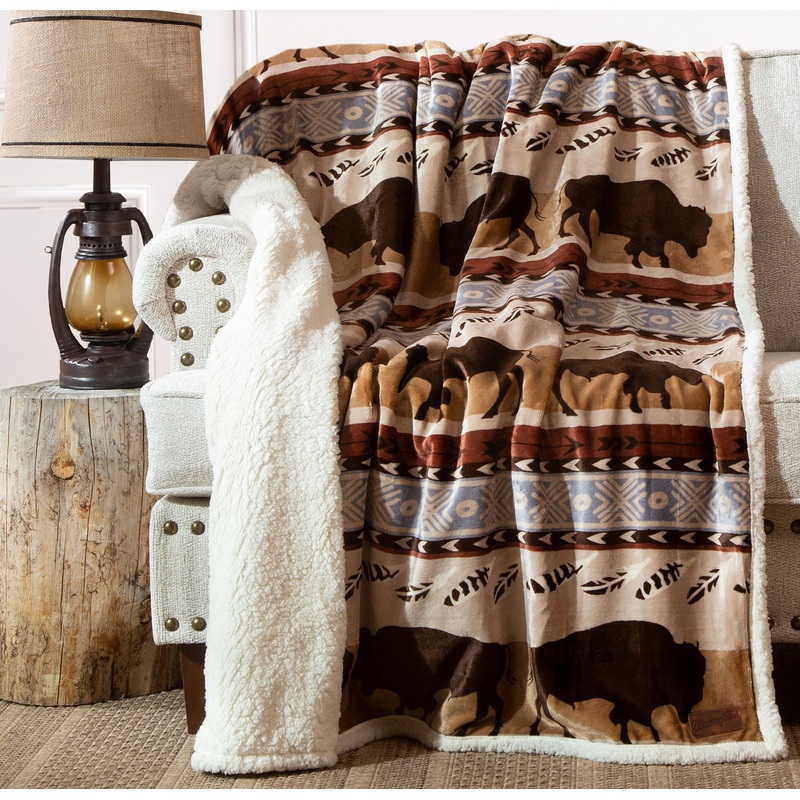 Wrangler Buffalo Throw