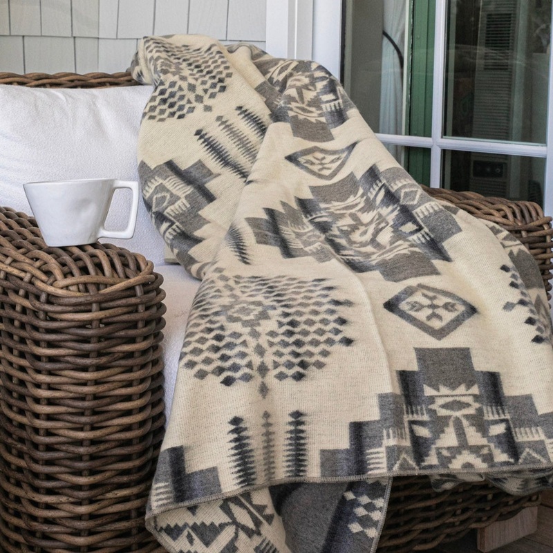 Andes Cloud Blanket|Blue sage grey