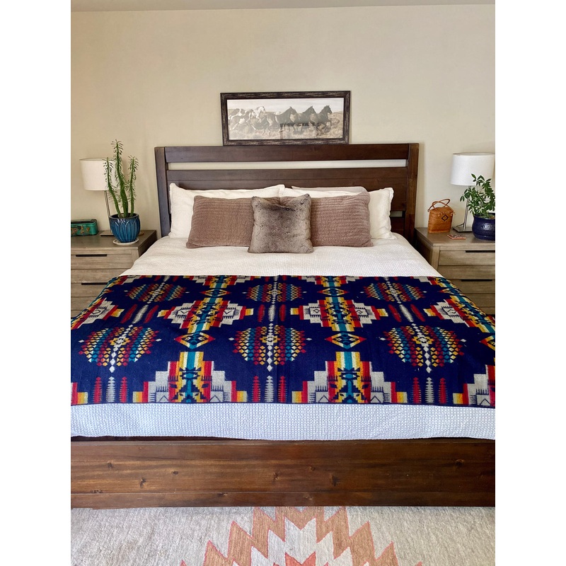 Andes Midnight Blanket|Navy