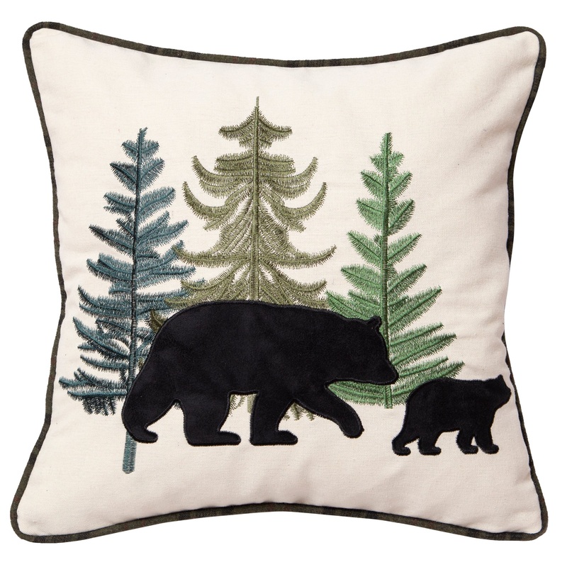 Bear Family Pillow|18X18