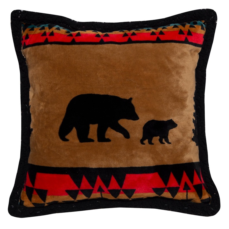 Bear Trails Pillow|18X18