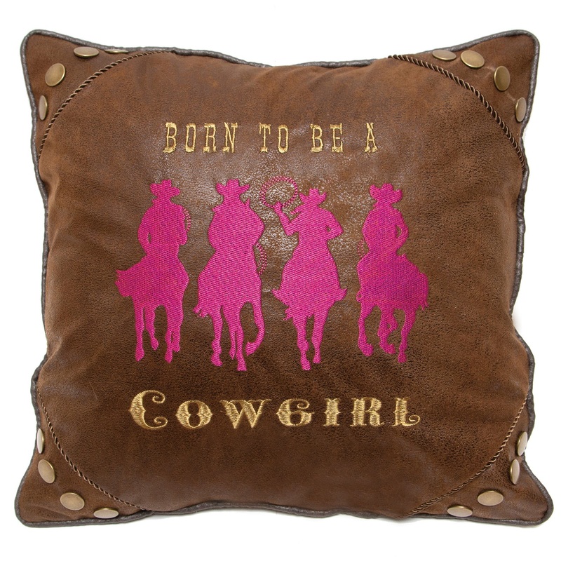 Born To Be A Cowgirl Pillow|18X18