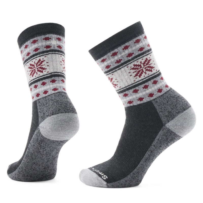 Everyday Cozy Snowflake Dream Crew Sock – Charcoal