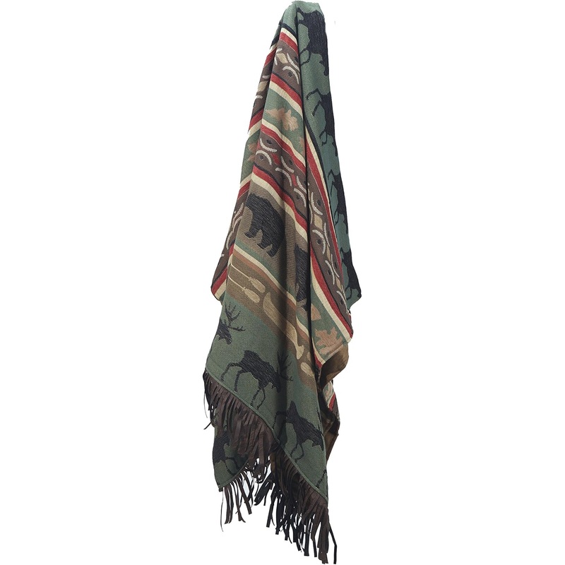 Lined Chenille Throw Backwoods