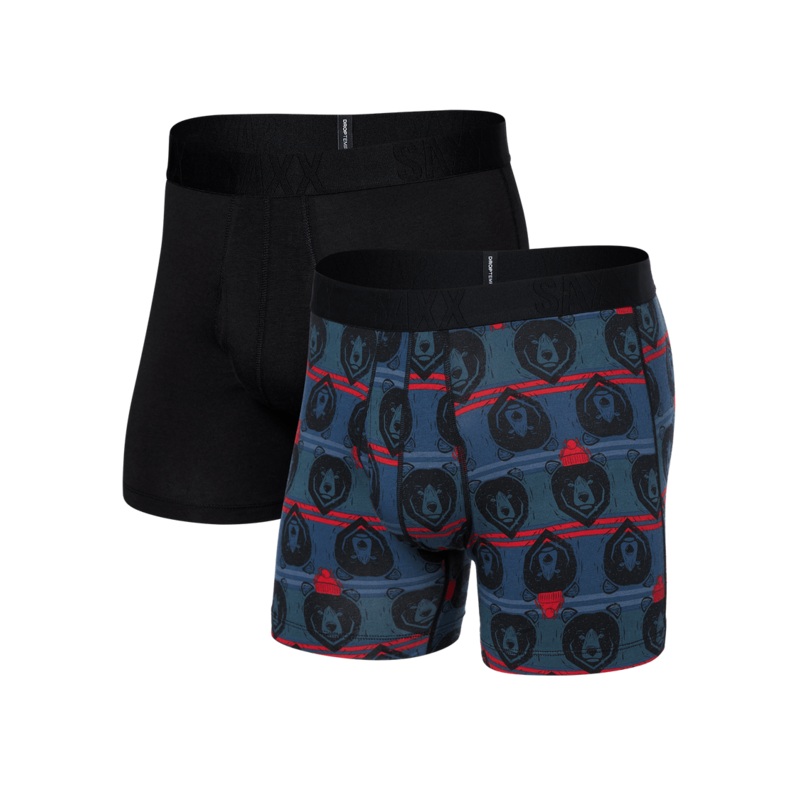 Men’s DropTemp Cooling Cotton Boxer Brief Fly 2-Pack