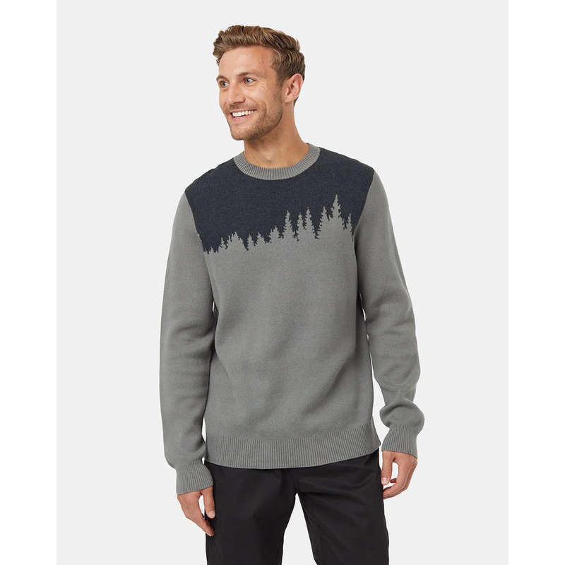 Men’s Highline Juniper Sweater – Mineral Forest River Green Heather