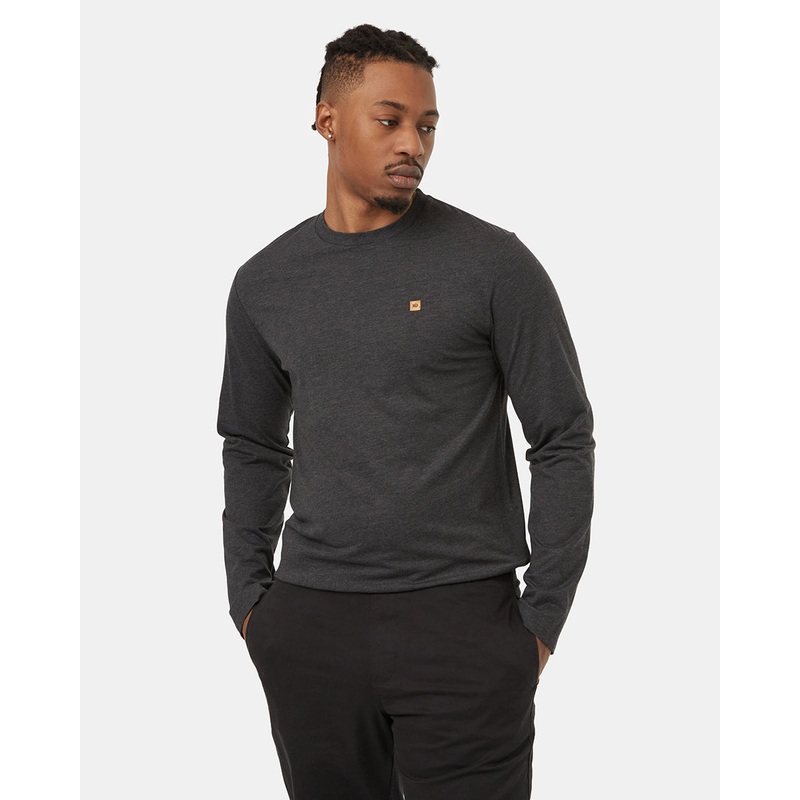 Men’s TreeBlend Classic Long-Sleeve – Meteorite Black Heather