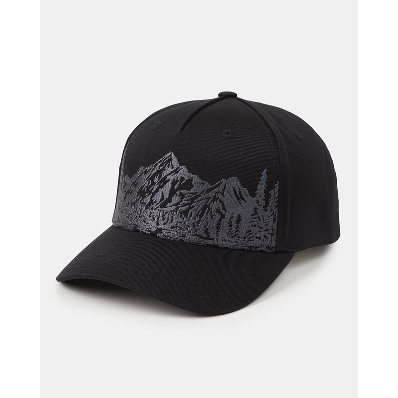 Mountain Scenic Altitude Hat – Meteorite Black