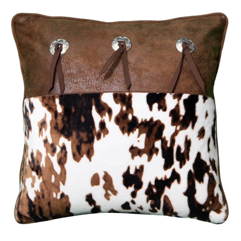 Pillow Cowprint|White brown