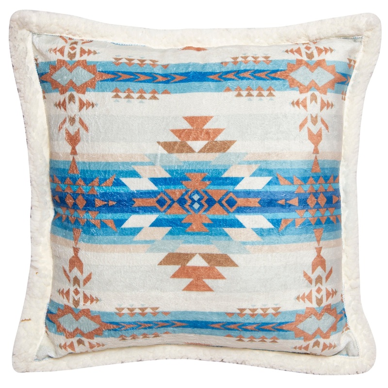 Stack Rock Pillow|Turquoise|16X20