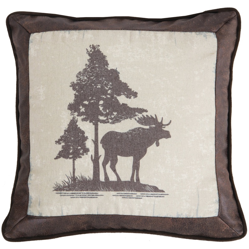 Vintage Moose Pillow|18X18
