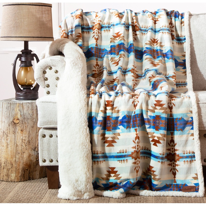 Wrangler Stack Rock Southwest Throw