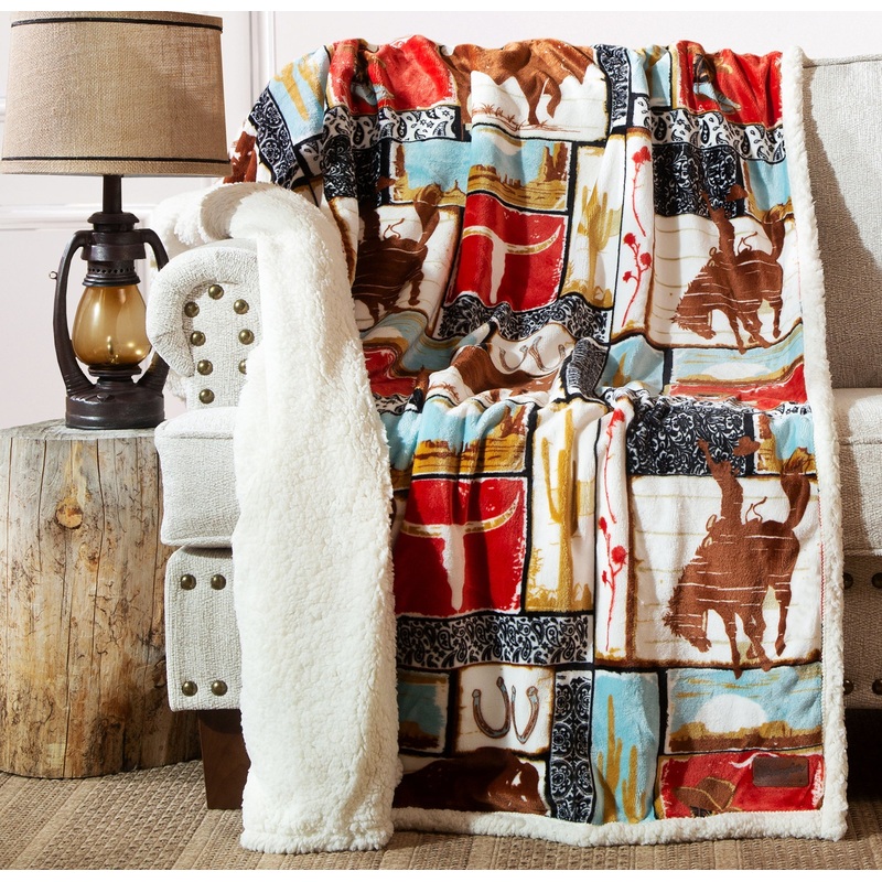 Wrangler Vintage Western Throw