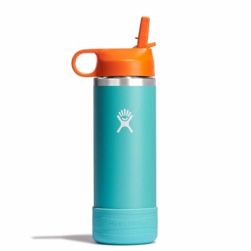 Kids Wide Mouth Straw Lid Bottle And Boot – 18 Oz Seaspray