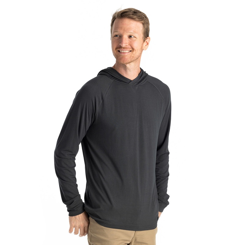 Men’s Bamboo Flex Hoodie – Black Sand