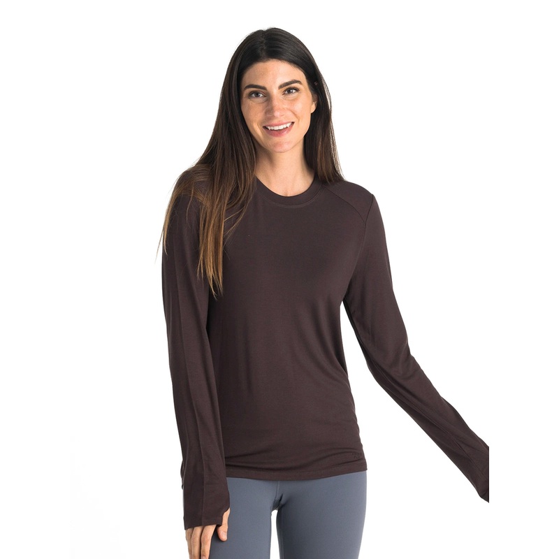 Women’s Bamboo Shade Long-Sleeve II – Red Cedar