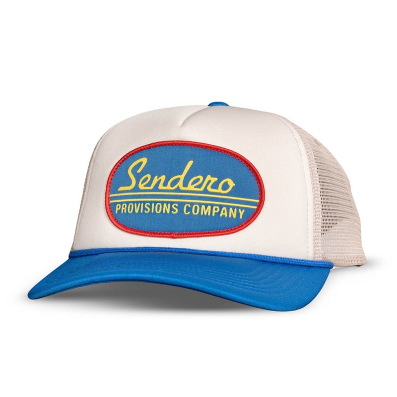 Country Store Hat – Cream / Blue