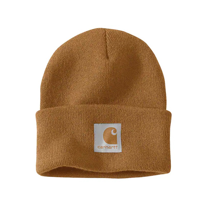 Knit Satin-Lined Beanie – Carhartt Brown