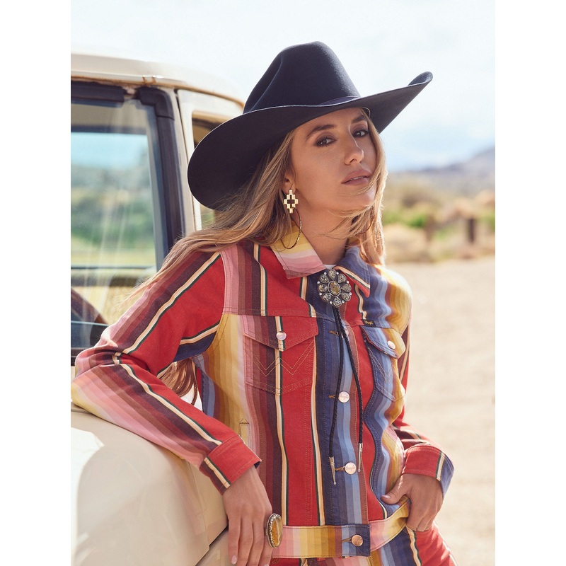 Lainey Wilson Rodeo Ben Stripe Trucker Jacket – Rodeo Ben Stripe