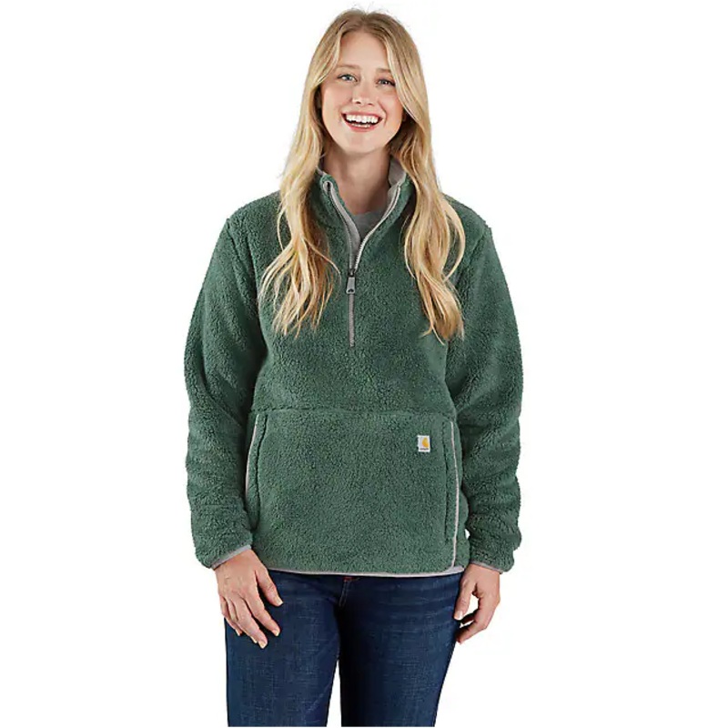 Women’s Loose Fit Fleece Pullover – 3 Warmest Rating – Frosted Balsam