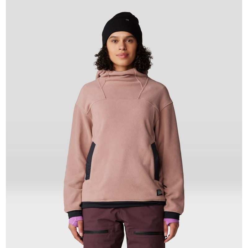 Women’s Powder Maven Fleece Pullover Hoodie – Smoky Quartz