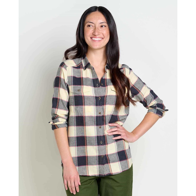 Women’s Re-Form Flannel Long-Sleeve Shirt – Barley Buffalo Check