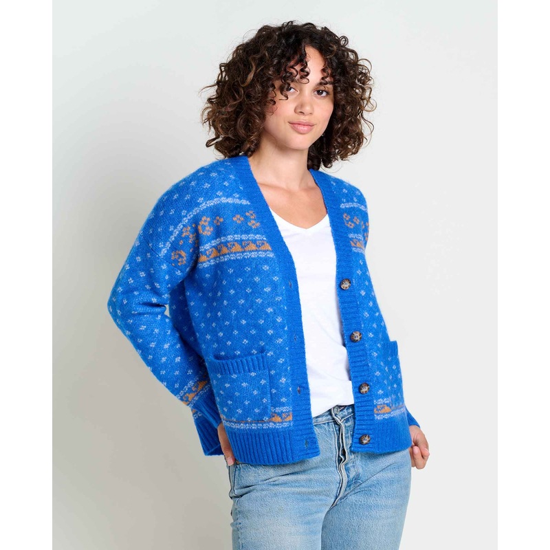 Women’s Toddy Cardigan – Nautical Fair Isle