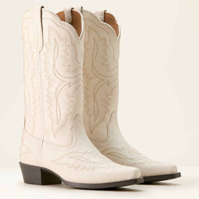 Youth Casanova Western Boot – Distressed Ivory