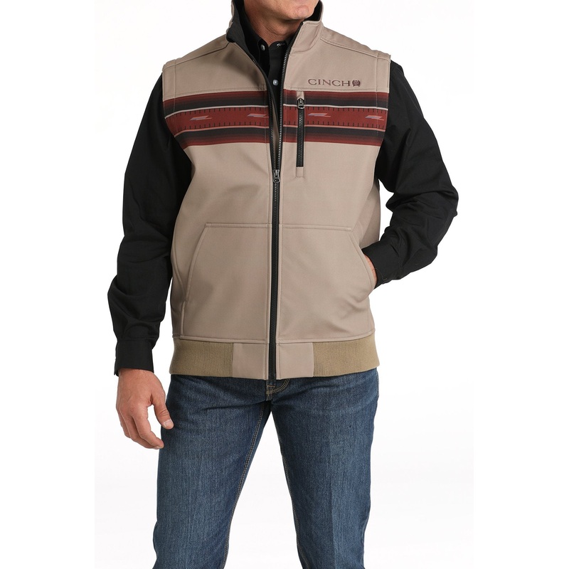 Men’s Bonded Vest – Khaki  – (MWV1545004)