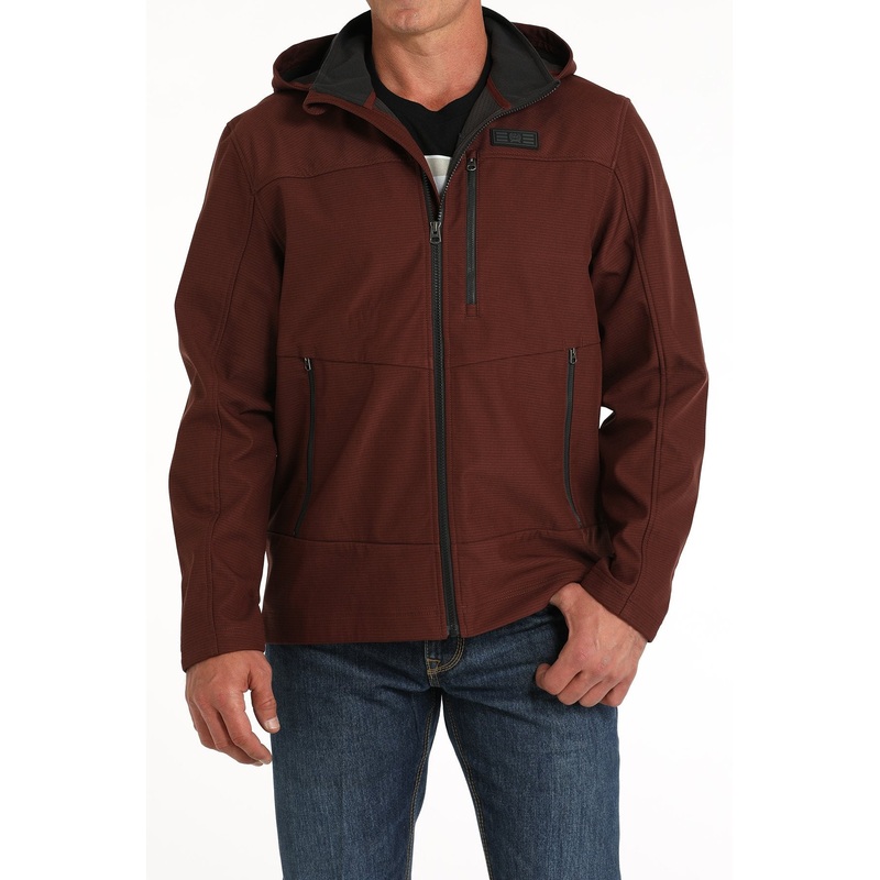 Men’s Hooded Softshell Jacket – Red – (MWJ1593003)